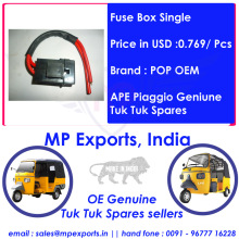 Ape Piaggio Tuk Tuk Spares Fuse Box Single